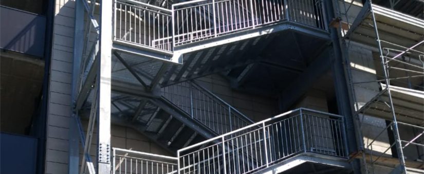 Scale esterne di sicurezza autoportanti